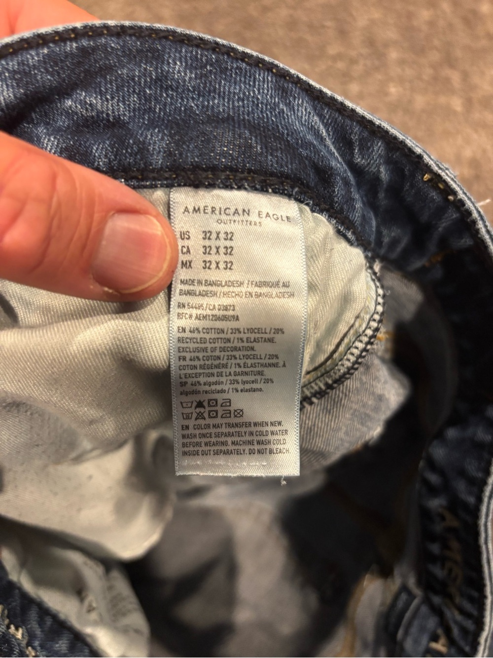 Men’s American Eagle Outfitters Slim Straight Jeans - Picture 6 of 6